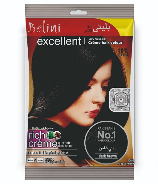 BELINI HAIR COLOR DARK BROWN SACHET